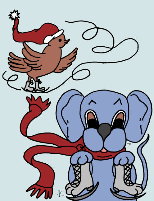 Dreamee Dog is a fan of books, especially Christmas books.